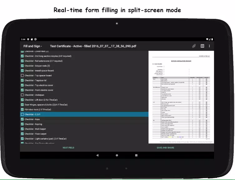 Fill and Sign PDF Forms Capture d'écran 3