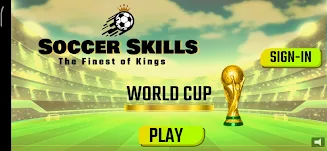 Soccer Skills - Cup of World Capture d'écran 1