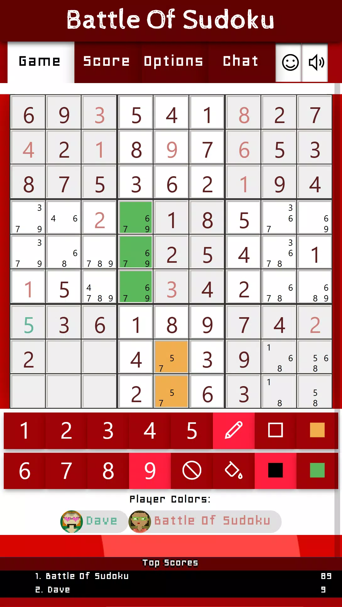 Battle Of Sudoku ภาพหน้าจอ 4