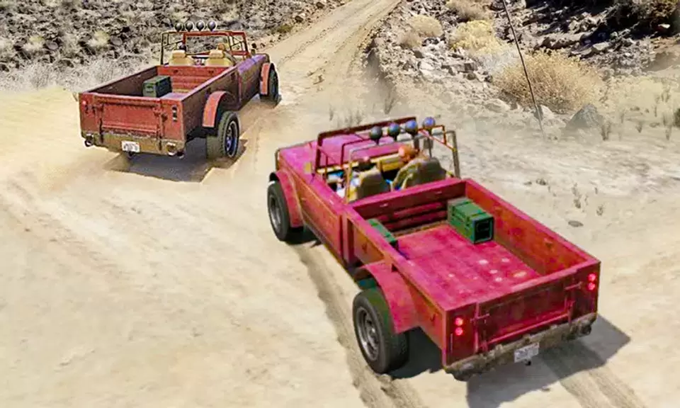 Offroad Pickup Truck Simulator Captura de pantalla 1