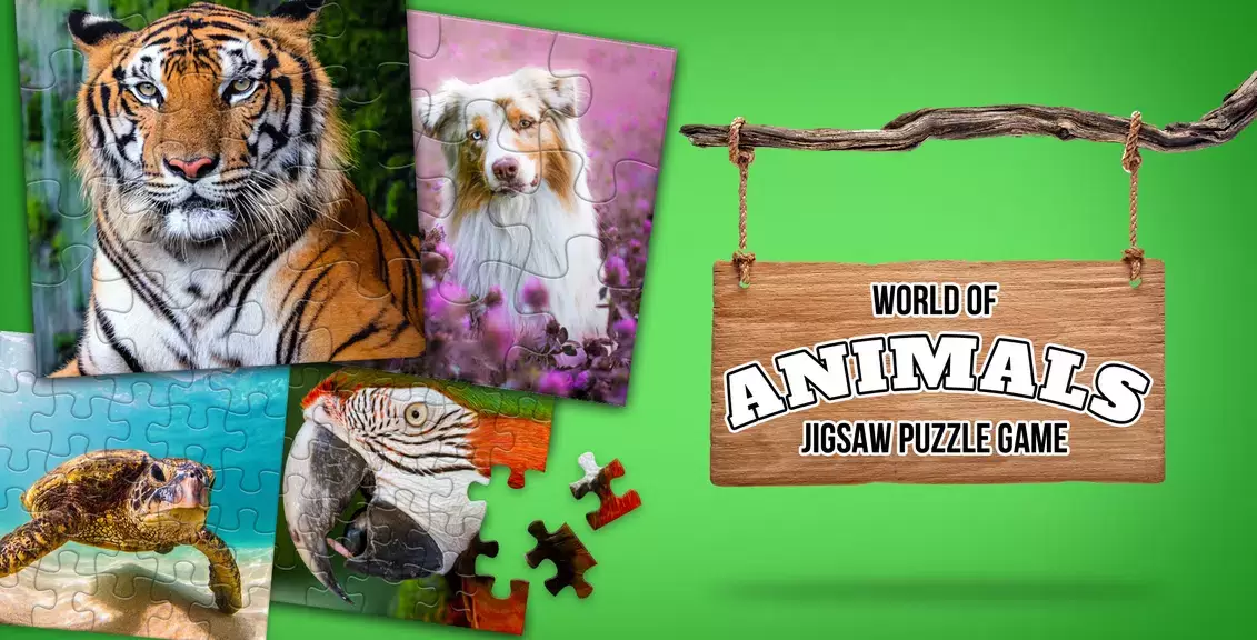 Animal puzzle games offline 스크린샷 1