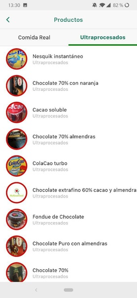 MyRealFood Screenshot 1