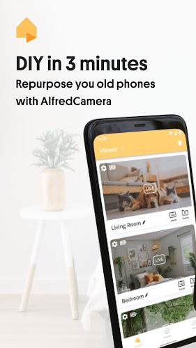 AlfredCamera Home Security app Скриншот 1