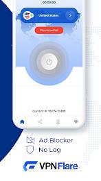 VPN FLARE - SECURE & FAST VPN Ảnh chụp màn hình 2