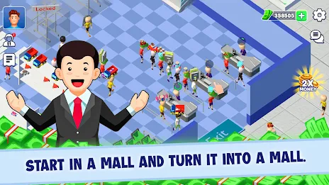 Mini Micro Mall - Tycoon Game Schermafbeelding 1