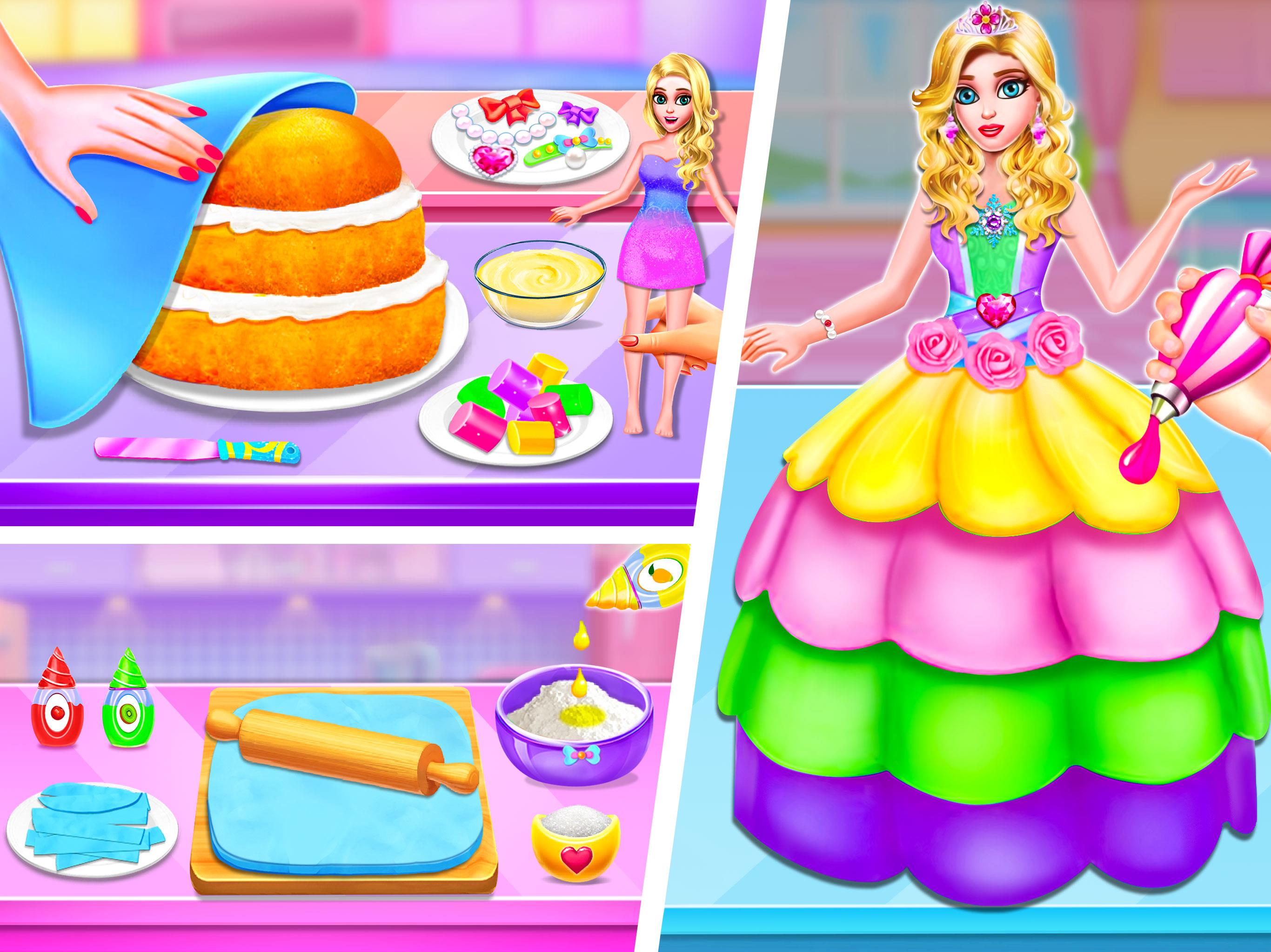 Doll House Cake Maker Game 스크린샷 1