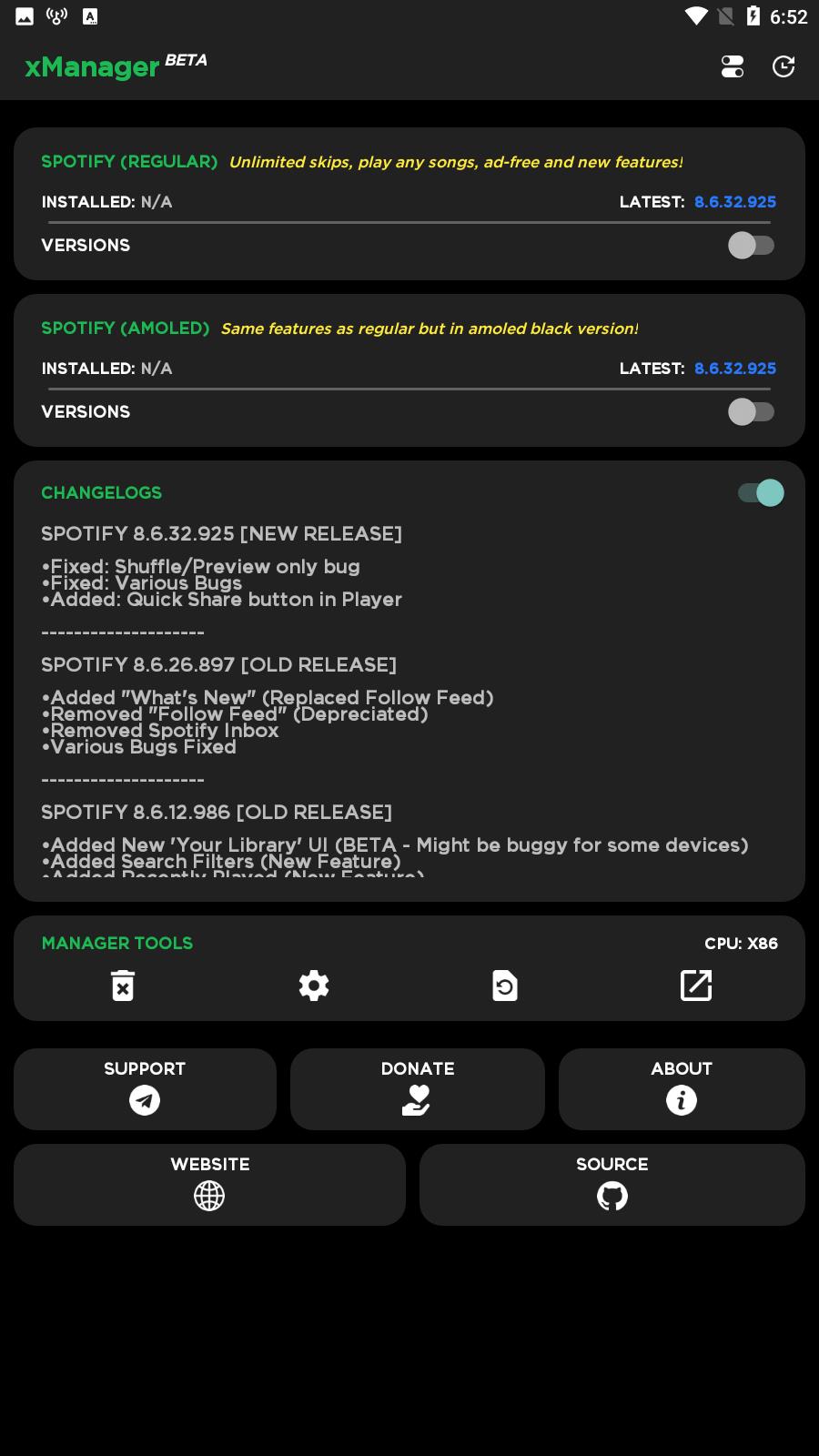 xManager For Spotify Screenshot 4