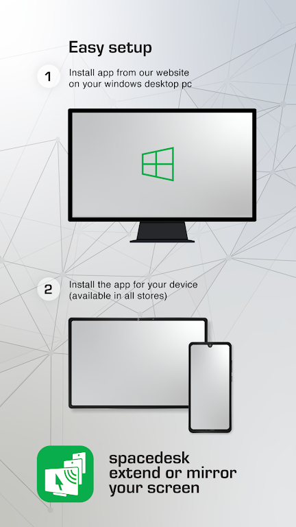 spacedesk - USB Display for PC Screenshot 1