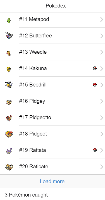 Pokedex Tracker Captura de pantalla 2