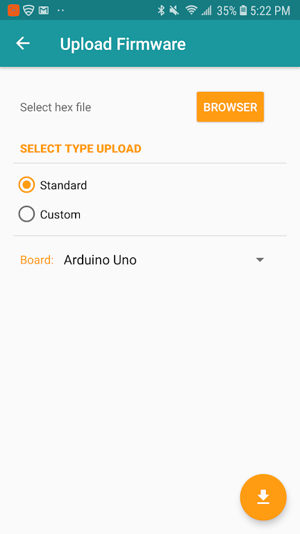 Arduino Hex Uploader-Bin/Hex 스크린샷 2