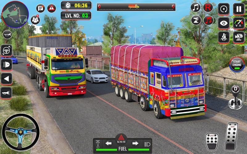 Indian Truck Drive Truck Games Ekran Görüntüsü 4