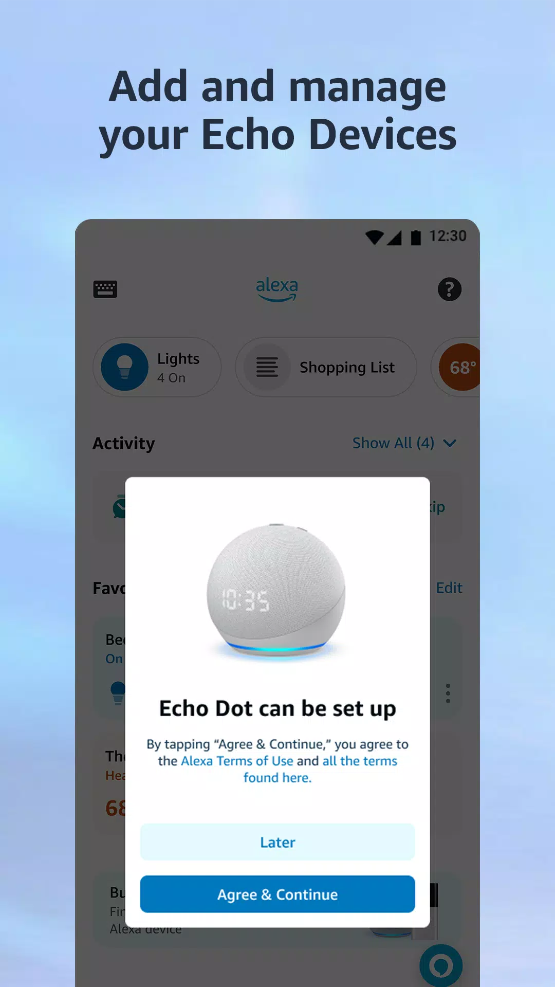 Amazon Alexa ဖန်သားပြင်ဓာတ်ပုံ 2