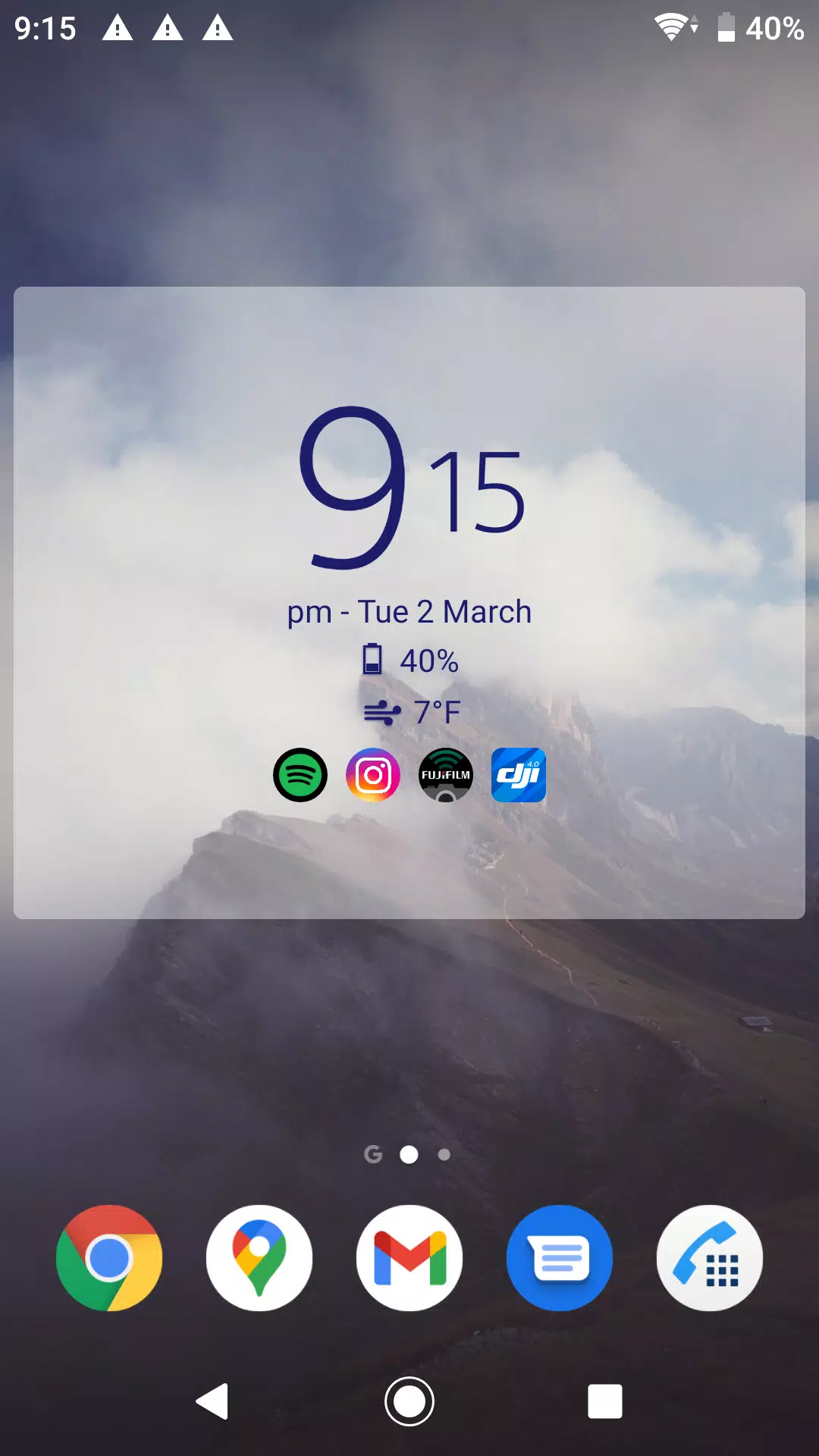 Digital Clock & Weather Widget স্ক্রিনশট 2