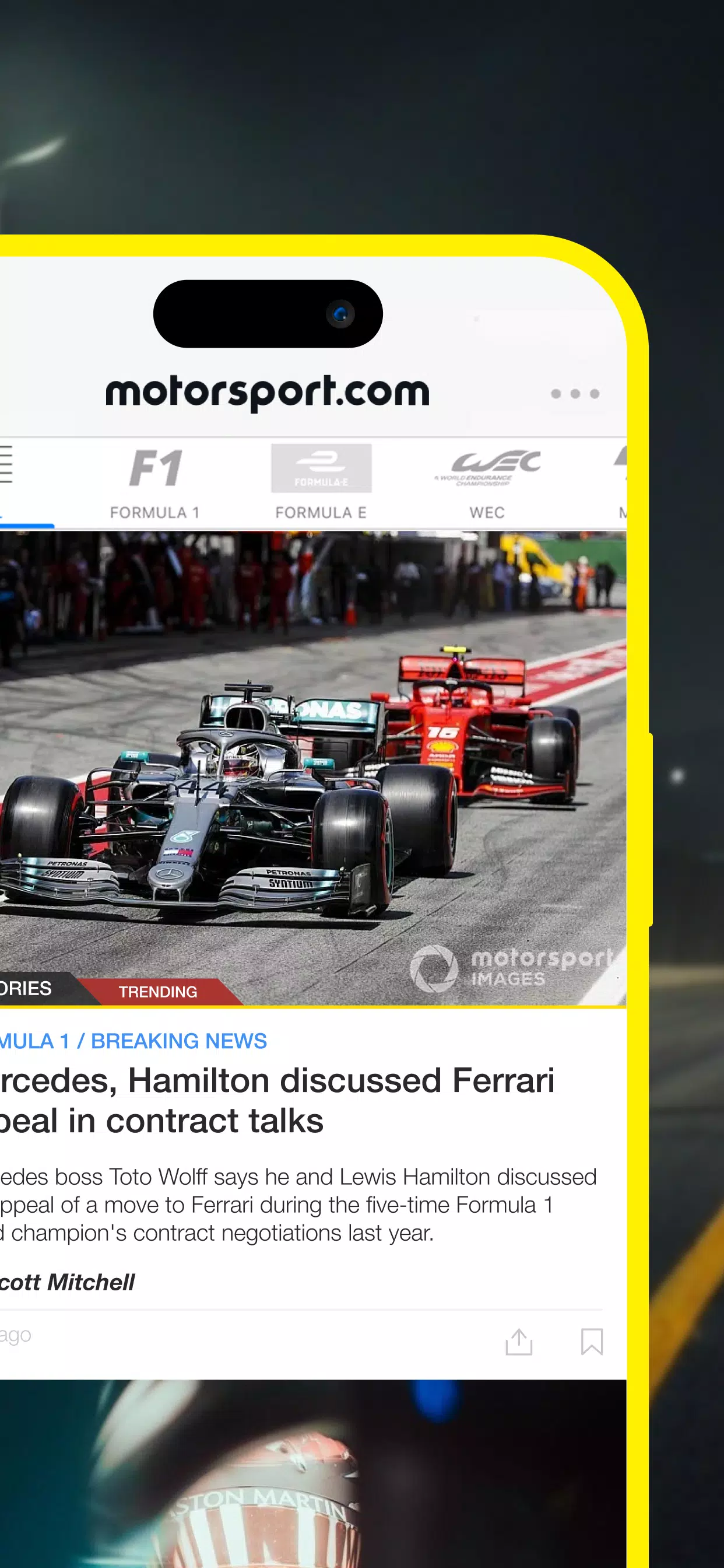 Motorsport.com Schermafbeelding 2