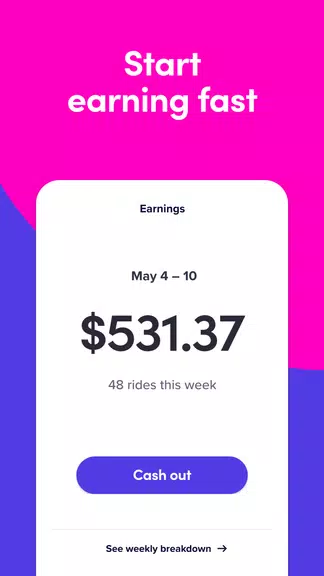 Lyft Driver स्क्रीनशॉट 1