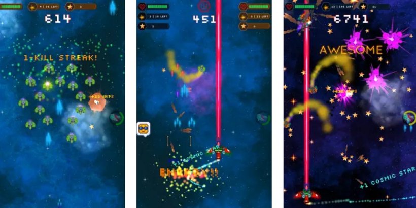 瓦農戰爭中的加拉加（Galaga Galore）：外星人入侵，子彈躲避