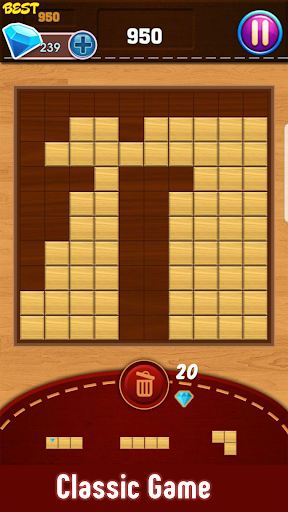 Block Puzzle : Classic Wood Ekran Görüntüsü 2