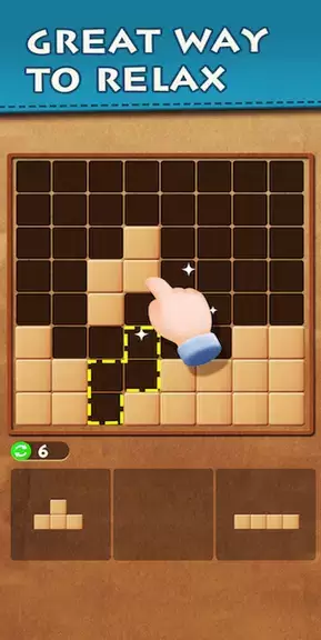 Wood Block Puzzle Classic Game Captura de pantalla 2