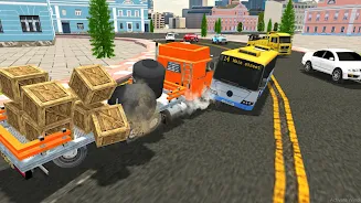 Transporter Truck Driving 3D स्क्रीनशॉट 3