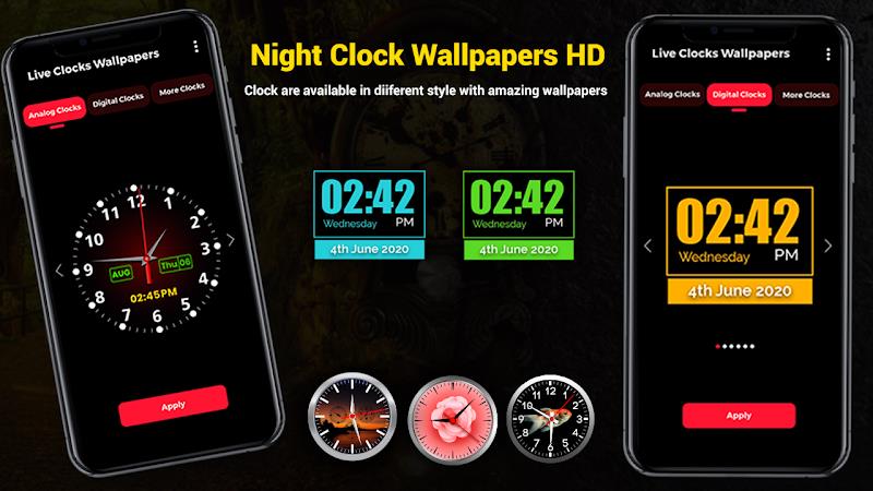 Smart Digital Clock Wallpapers应用截图第3张