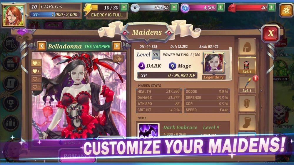 Crystal Maidens Screenshot 1