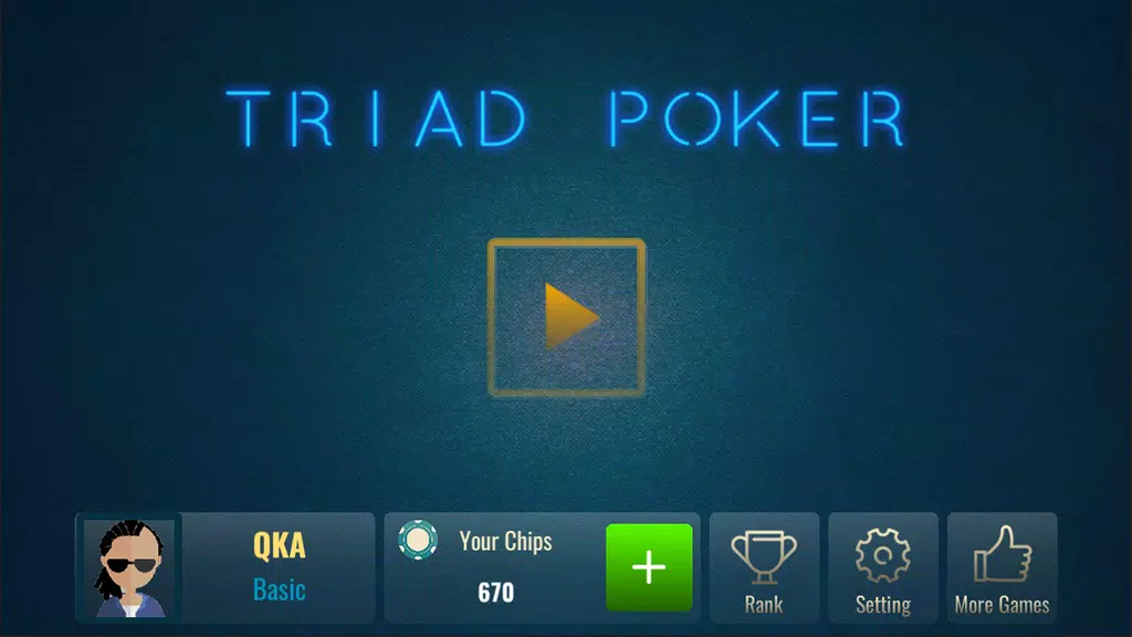 Lieng Offline - Triad Poker 3 Capture d'écran 1