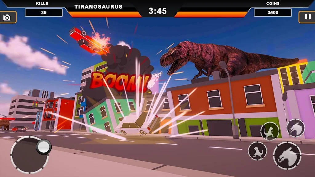 Dinosaur Rampage: Dino City Rampage Simulator Screenshot 1