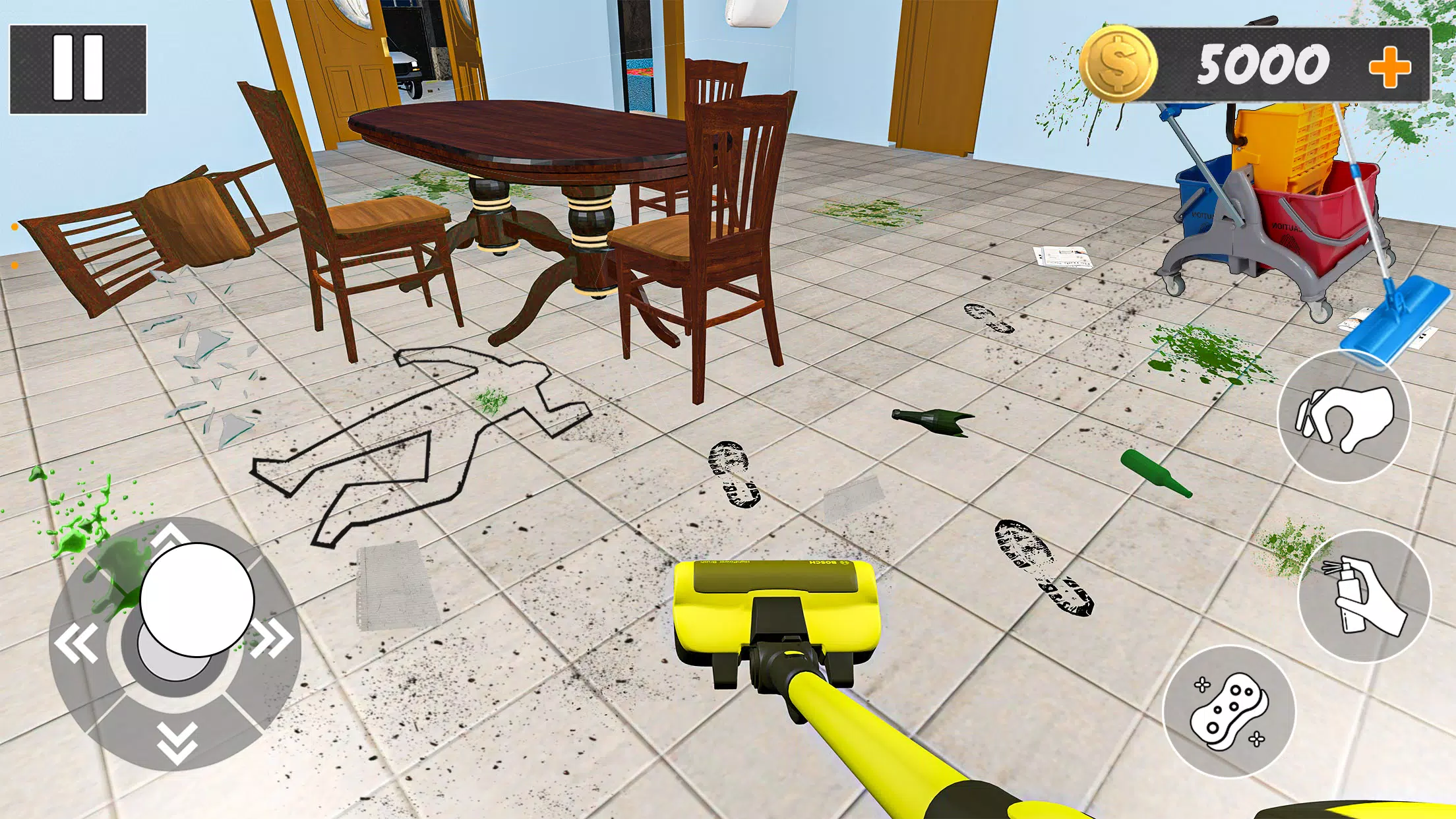 Murder Evidence Cleaner Games Скриншот 1