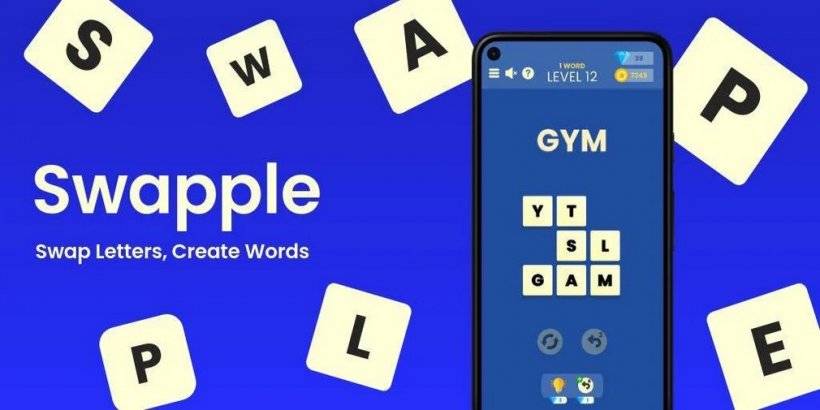 Swapple ti vede le piastrelle scorrevoli per creare parole in questo enigma logico allettante, ora