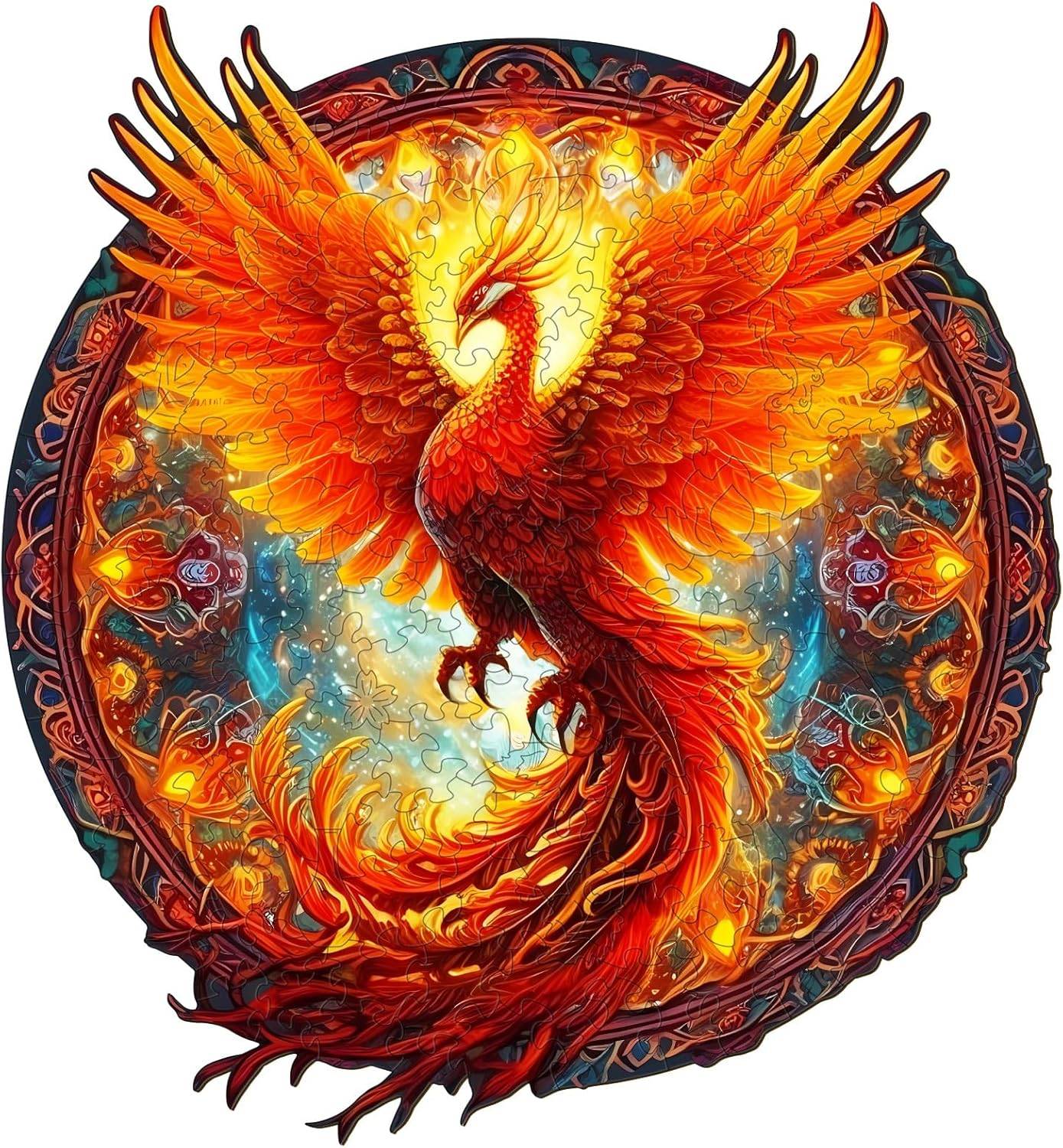 Amazon KAAYEE Phoenix Wooden Jigsaw Puzzle, 200 Pieces