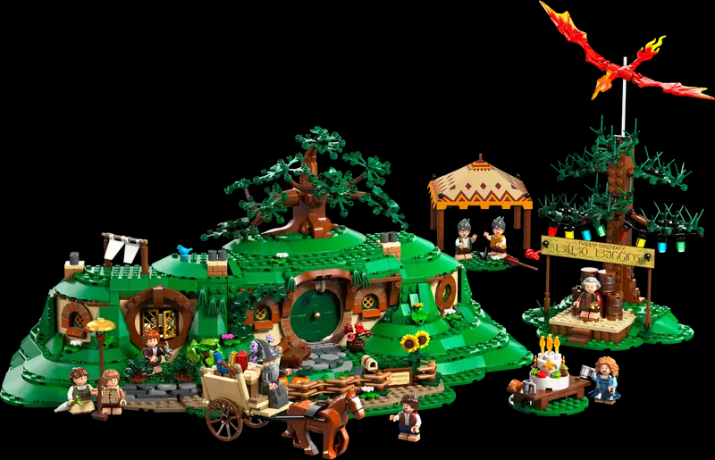 Nous construisons Lego le Seigneur des Anneaux: The Shire, le début d'une quête épique