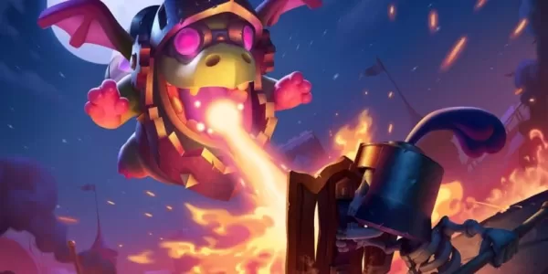 Ismo Leikola揭幕了Clash Royale的Inferno Dragon的Evolution Card