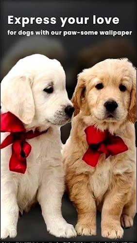 Puppy Love: Cute Dog Wallpaper Скриншот 1