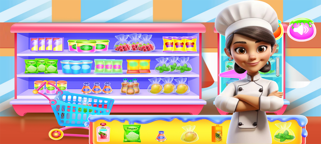 cooking game dessert maker Ảnh chụp màn hình 1