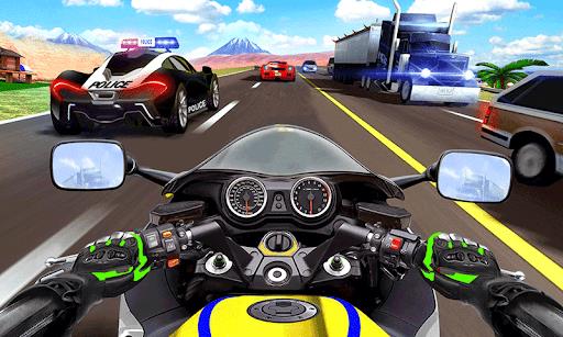 Moto Bike Highway Traffic Race Скриншот 3