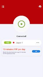 VPN Japan - JP VPN Proxy Capture d'écran 3