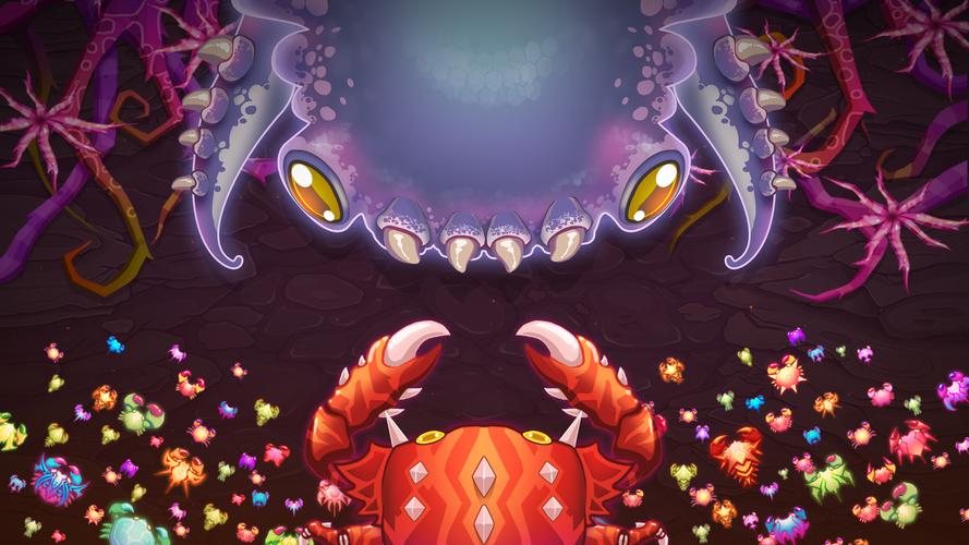 Crab War: Idle Swarm Evolution Screenshot 1