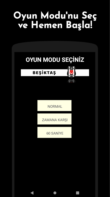 Beşiktaş Futbolcu Kart Eşleştirme Oyunu Скриншот 2