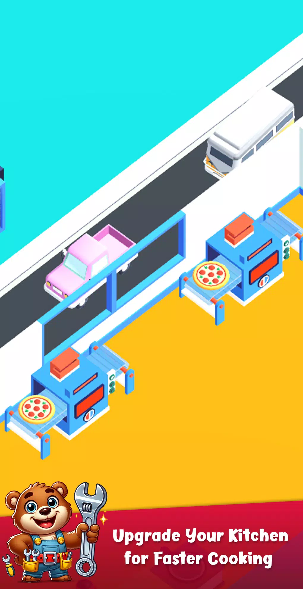 Bear Pizza Maker:Cooking Games スクリーンショット 2