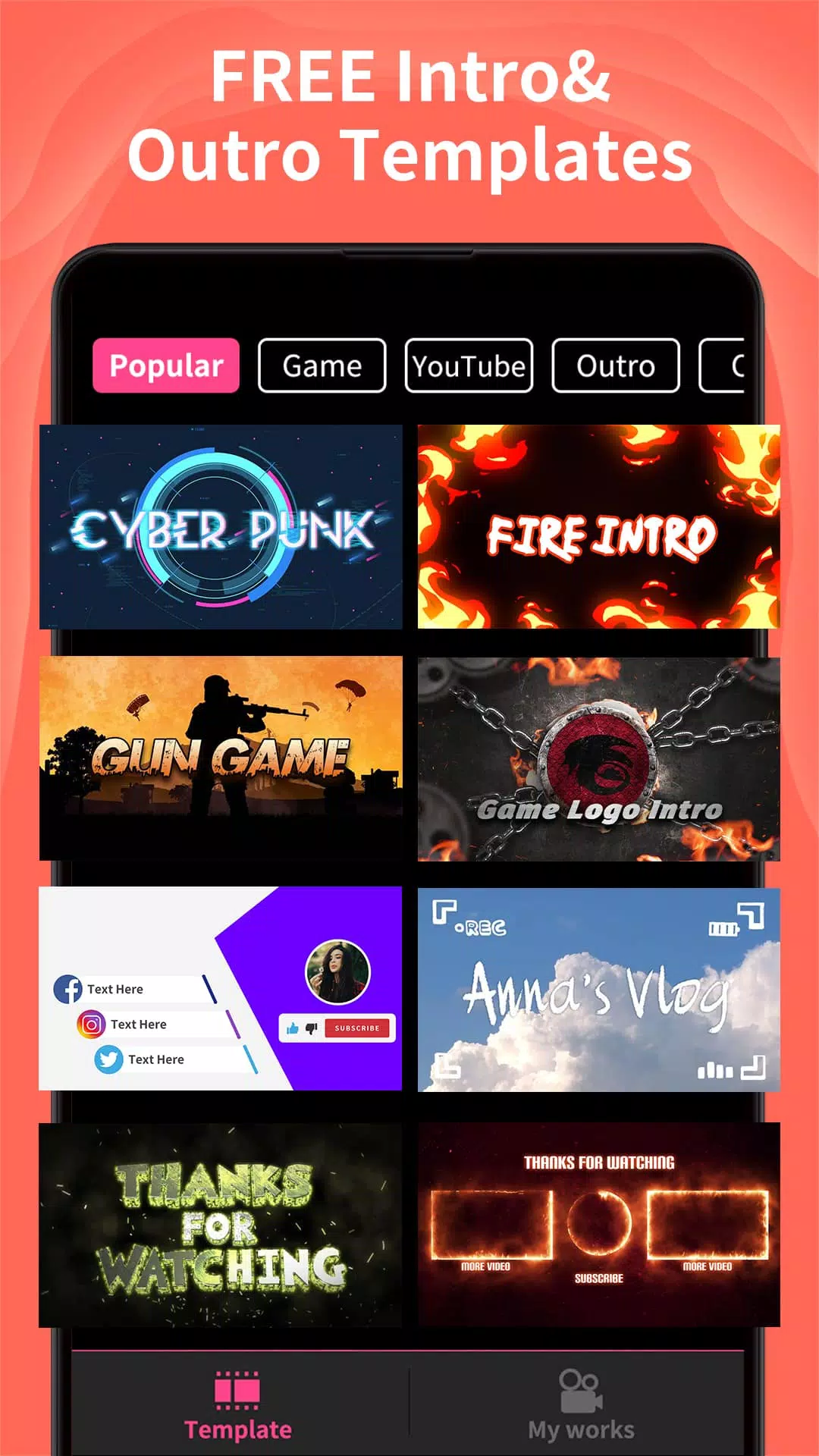 Intro Maker ภาพหน้าจอ 1