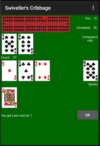 Swiveller's Cribbage Screenshot 2