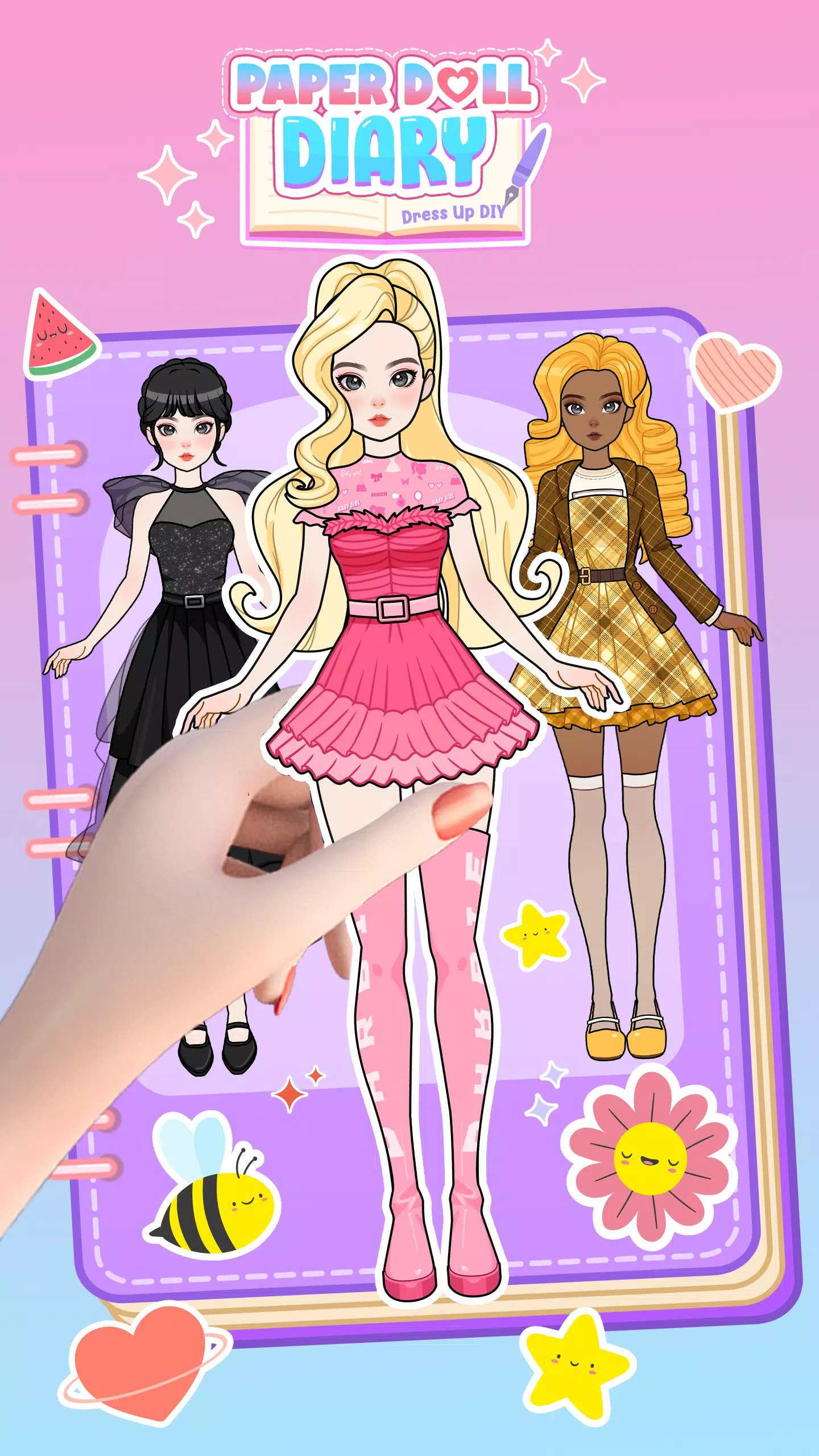 Paper Doll Diary: Dress Up DIY 스크린샷 1