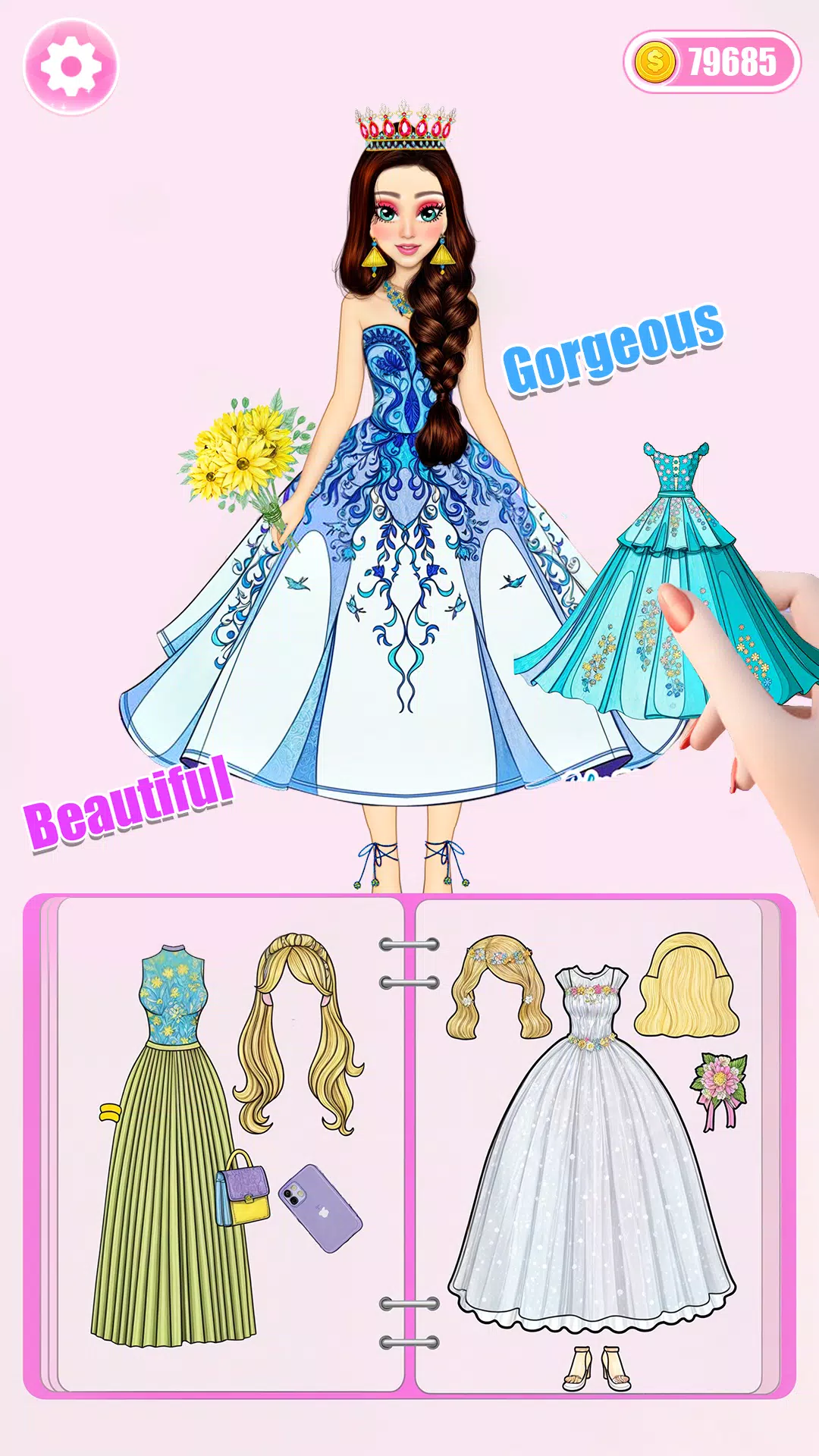 Paper Doll: Dress Up DIY Game ဖန်သားပြင်ဓာတ်ပုံ 4