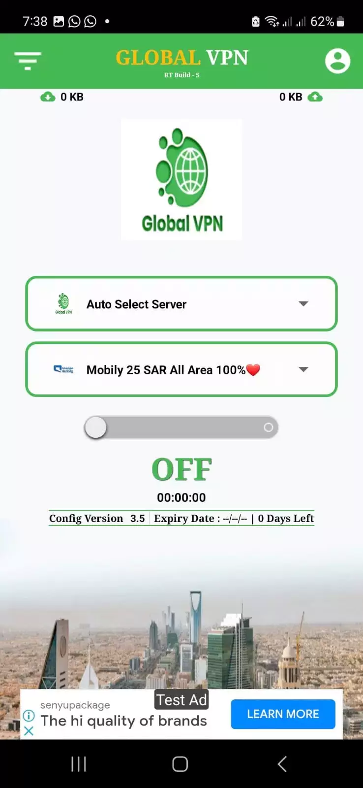 Global VPN Screenshot 2