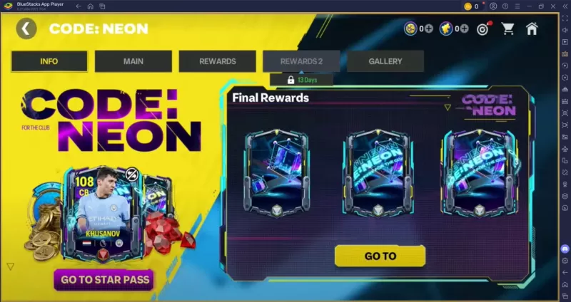 EA Sports FC Mobile: CODE: NEON Event - Rewards and Challenges