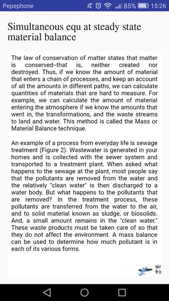 Material and Energy Balance Ekran Görüntüsü 2