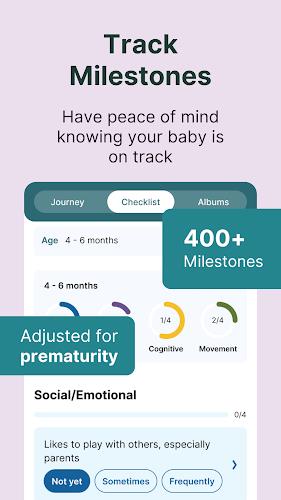 Baby Milestones & Development Captura de pantalla 2