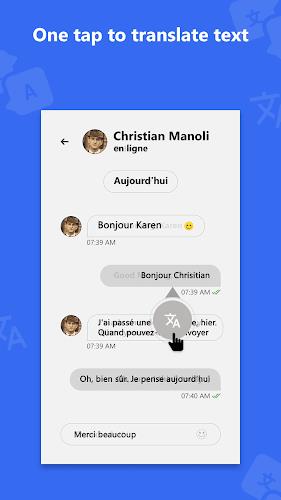 One Tap Translator On Screen Capture d'écran 1