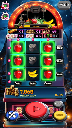 Heart-racey Fruits Golden Slot Скриншот 1