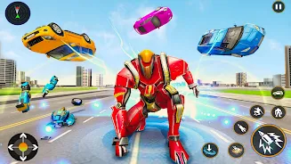 Helicopter Robot Car Game 3d Captura de pantalla 4